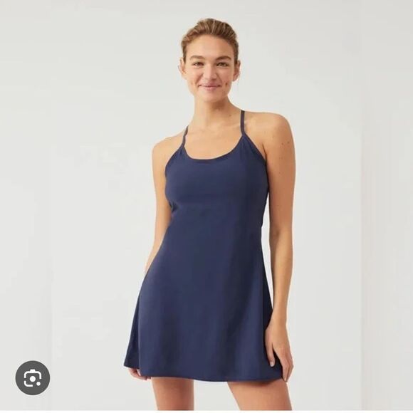Outdoor Voices Exercise Navy XXL Mini Sports Dress - Picture 1 of 6